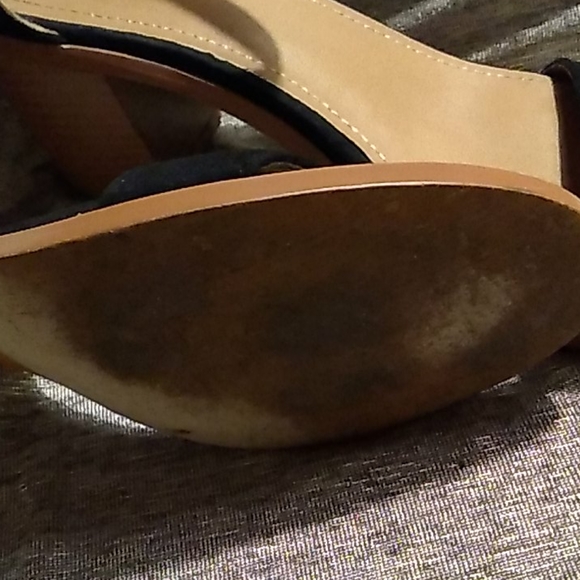 etc!  Black platform Heels  Size 8 - 9 - Picture 5 of 6